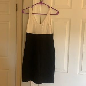 Theory black and white dress size 8